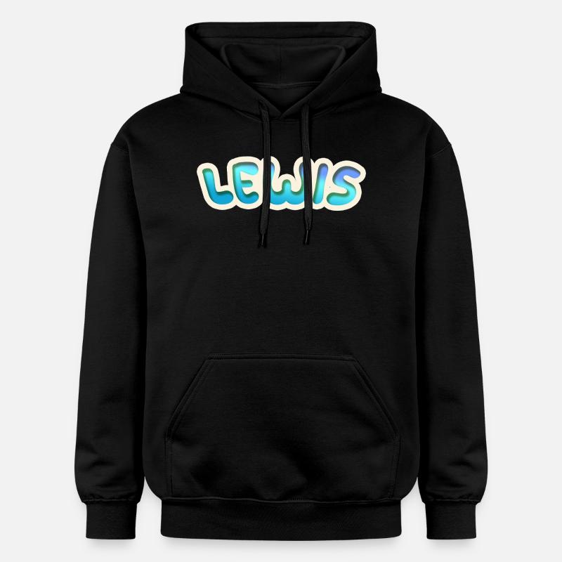 Lewis - Sweat à capuche Softstyle® Gildan Unisexe - noir