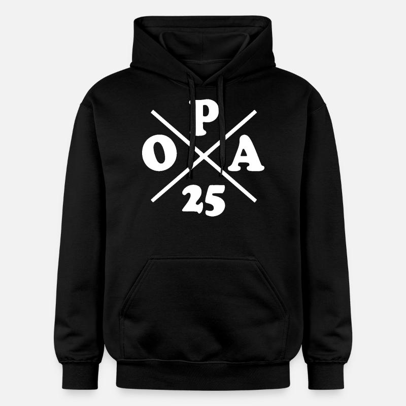 Papy 2025 - Sweat à capuche Softstyle® Gildan Unisexe - noir