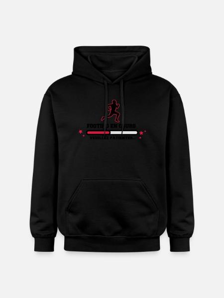 FOOTING EN COURS - Sweat à capuche Softstyle® Gildan Unisexe - noir