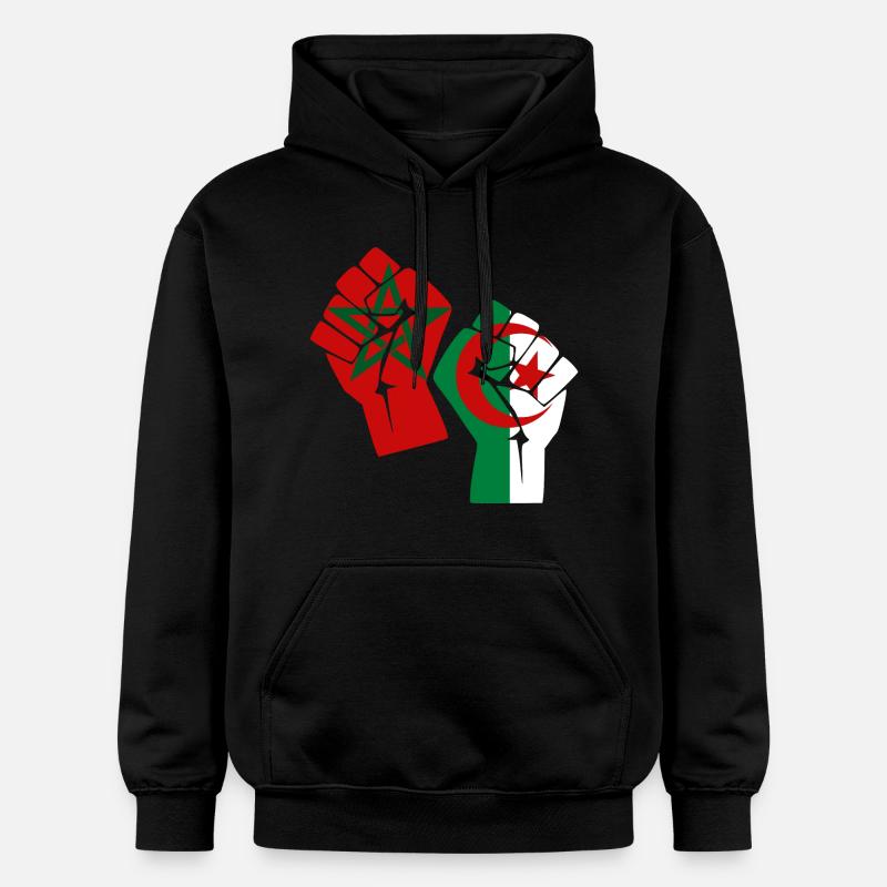 Maroc Algérie Khawa Khawa - Sweat à capuche Softstyle® Gildan Unisexe - noir