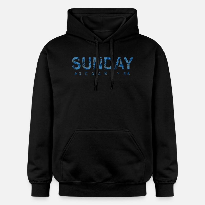 SUNDAY - Sweat à capuche Softstyle® Gildan Unisexe - noir