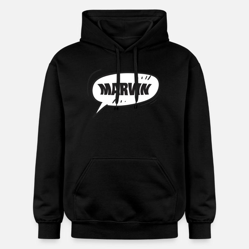 Marvin Marvin - Sweat à capuche Softstyle® Gildan Unisexe - noir
