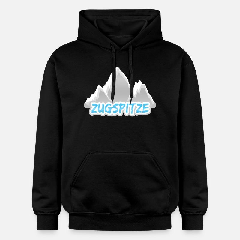 Mont Zugspitze - Sweat à capuche Softstyle® Gildan Unisexe - noir