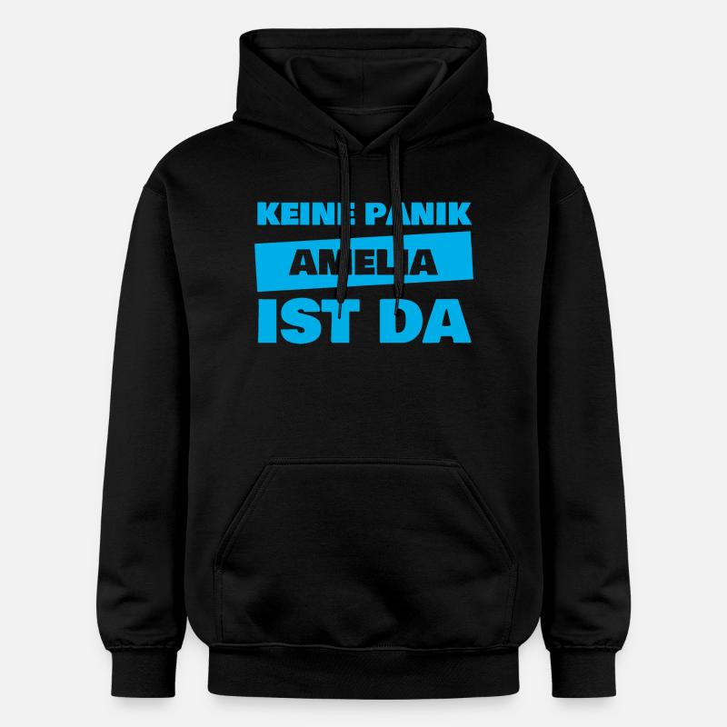 Prénom Amelia - Sweat à capuche Softstyle® Gildan Unisexe - noir