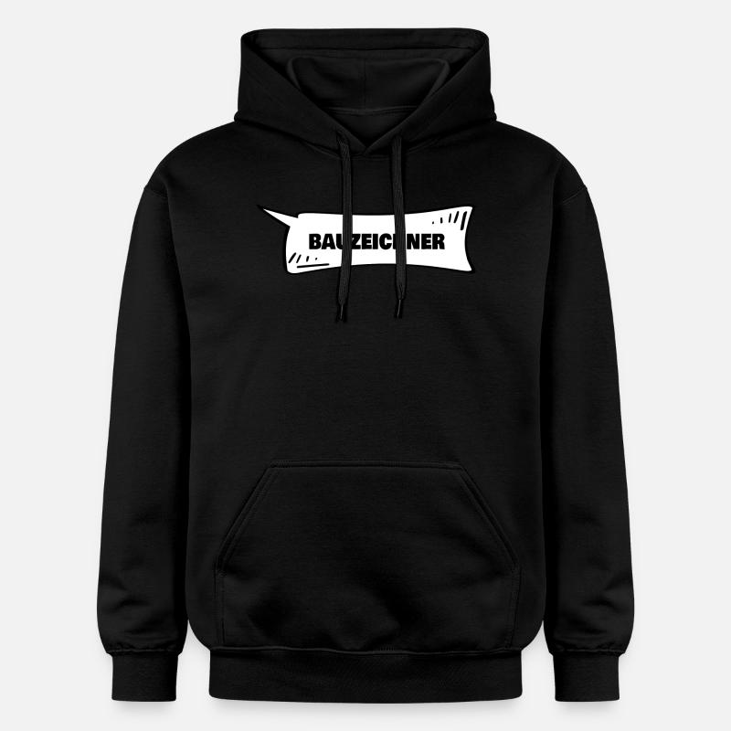 Dessinateur de bulles - Sweat à capuche Softstyle® Gildan Unisexe - noir