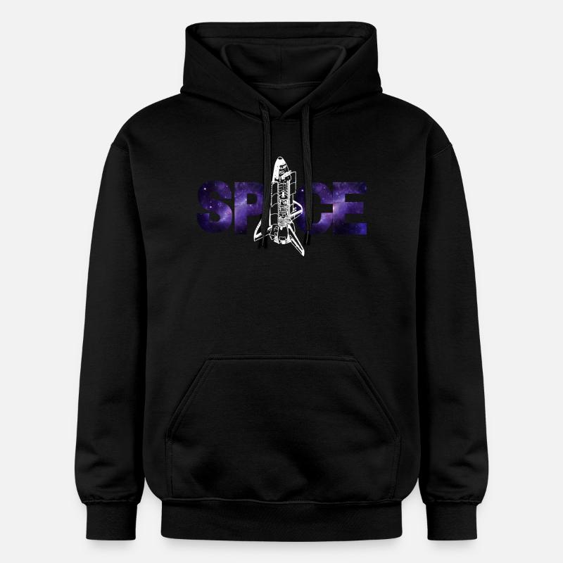 Espace - Sweat à capuche Softstyle® Gildan Unisexe - noir