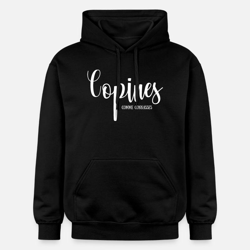 copines comme connasses - Sweat à capuche Softstyle® Gildan Unisexe - noir