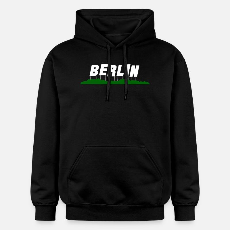 Berlin, Allemagne - Sweat à capuche Softstyle® Gildan Unisexe - noir