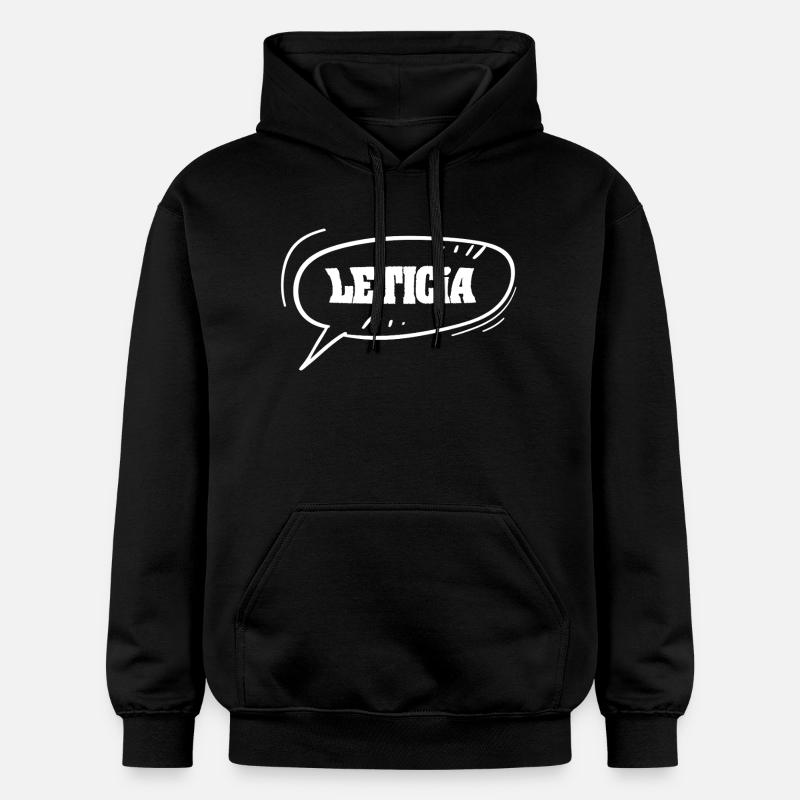 Leticia comme prénom - Sweat à capuche Softstyle® Gildan Unisexe - noir