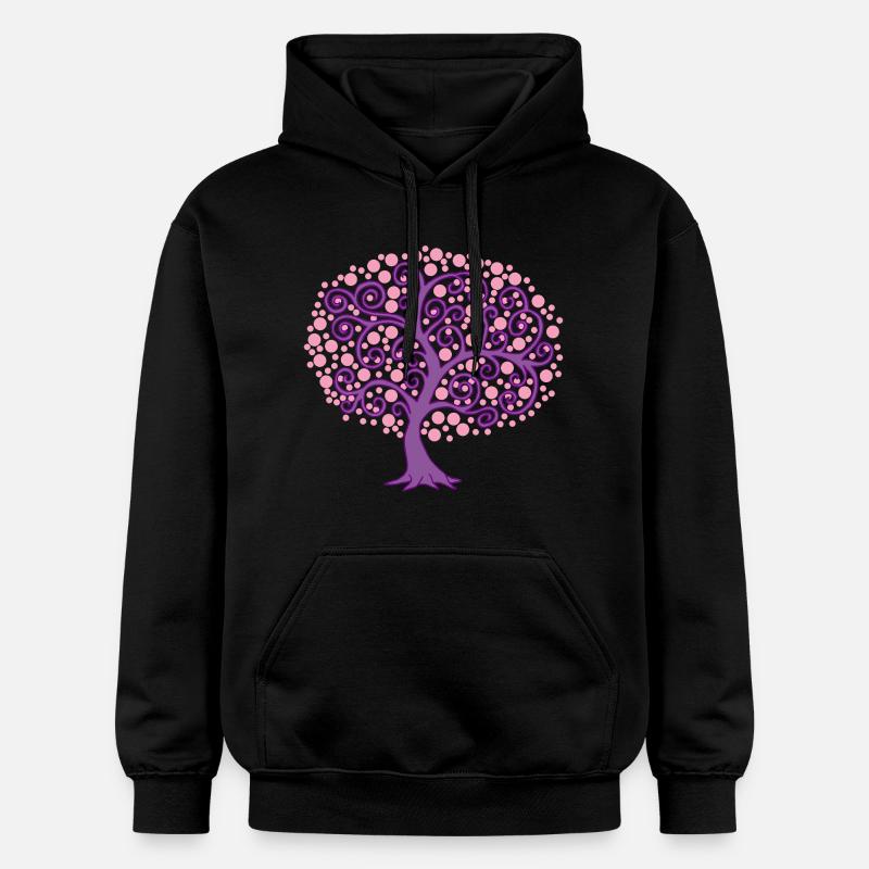 Nature en fleur - Sweat à capuche Softstyle® Gildan Unisexe - noir
