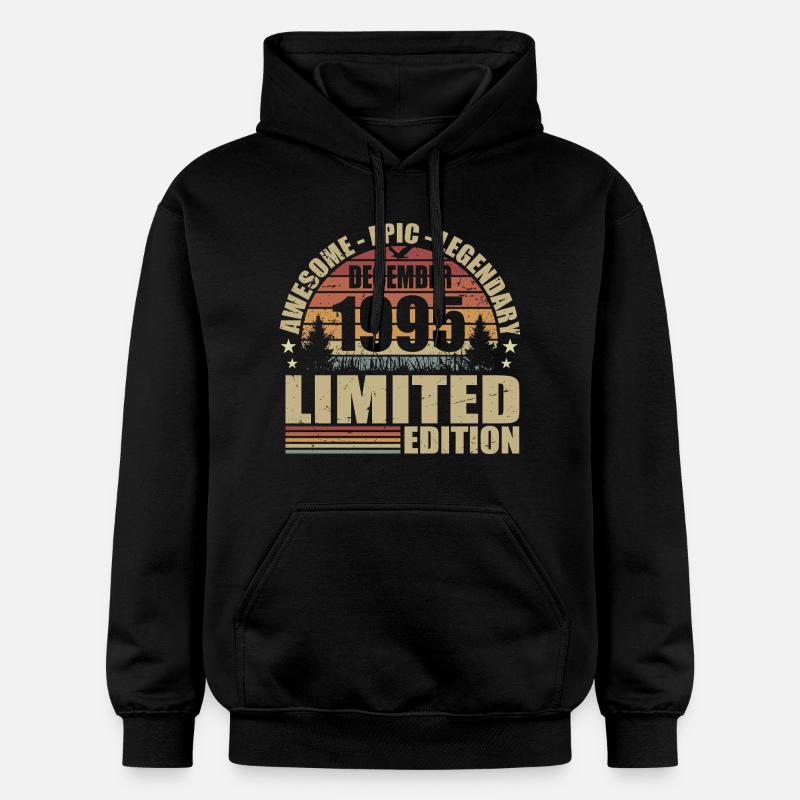 Décembre 1995 - Édition Limitée Décembre 1995 - Sweat à capuche Softstyle® Gildan Unisexe - noir