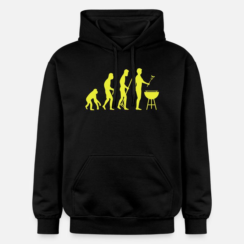 Barbecue Evolution - Sweat à capuche Softstyle® Gildan Unisexe - noir