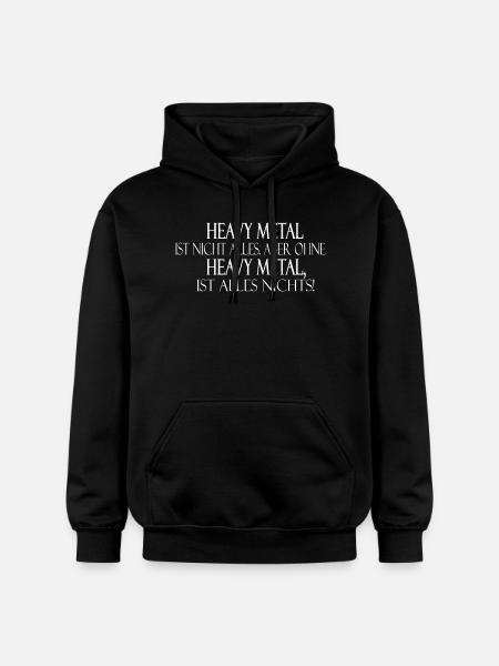 Heavy Metal - Gildan Unisex Softstyle® Midweight Hoodie - Schwarz