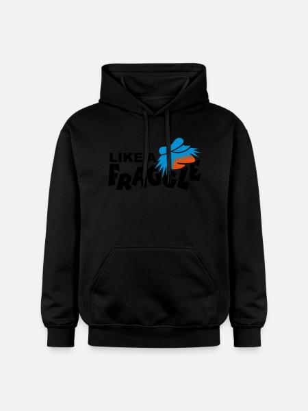 LIKE A Fraggle - Gildan Unisex Softstyle® Midweight Hoodie - black