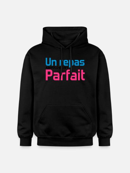 Un repas absolument parfait - Sweat à capuche Softstyle® Gildan Unisexe - noir