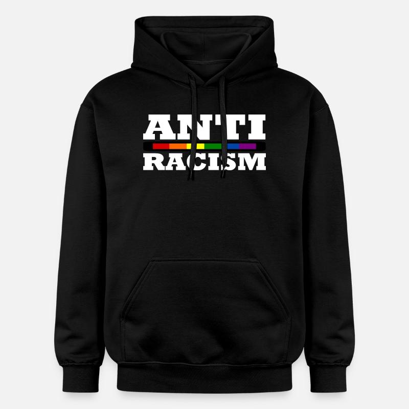 Anti-racisme - Sweat à capuche Softstyle® Gildan Unisexe - noir