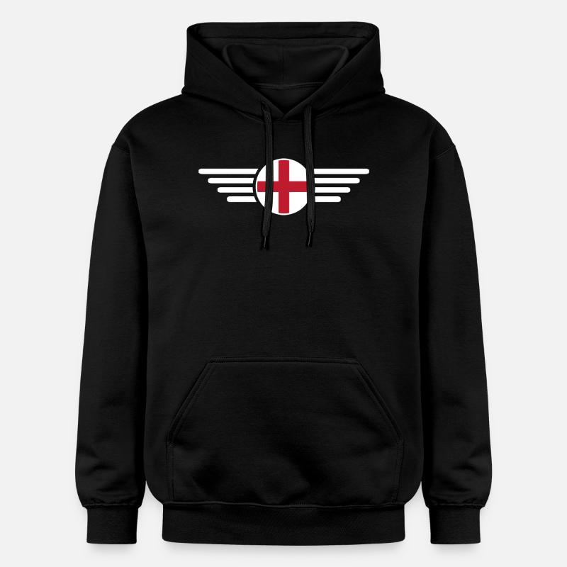 Angleterre Essence T-shirt - Sweat à capuche Softstyle® Gildan Unisexe - noir