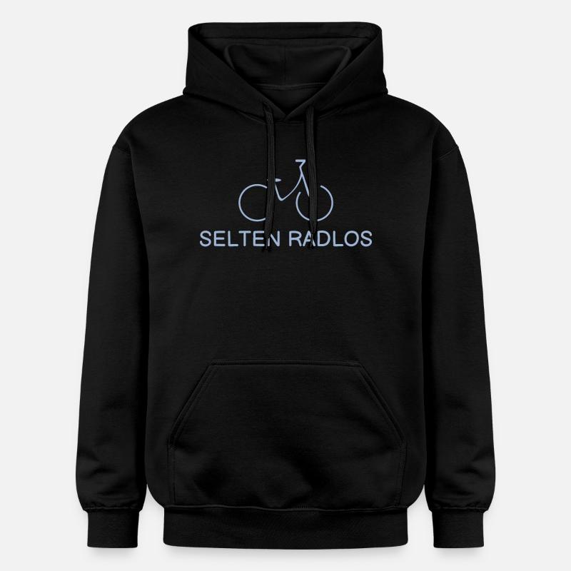 Rarement sans vélo - Sweat à capuche Softstyle® Gildan Unisexe - noir
