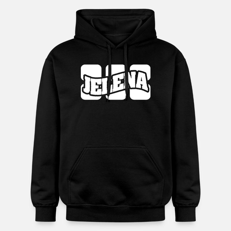 Nom Jelena - Sweat à capuche Softstyle® Gildan Unisexe - noir