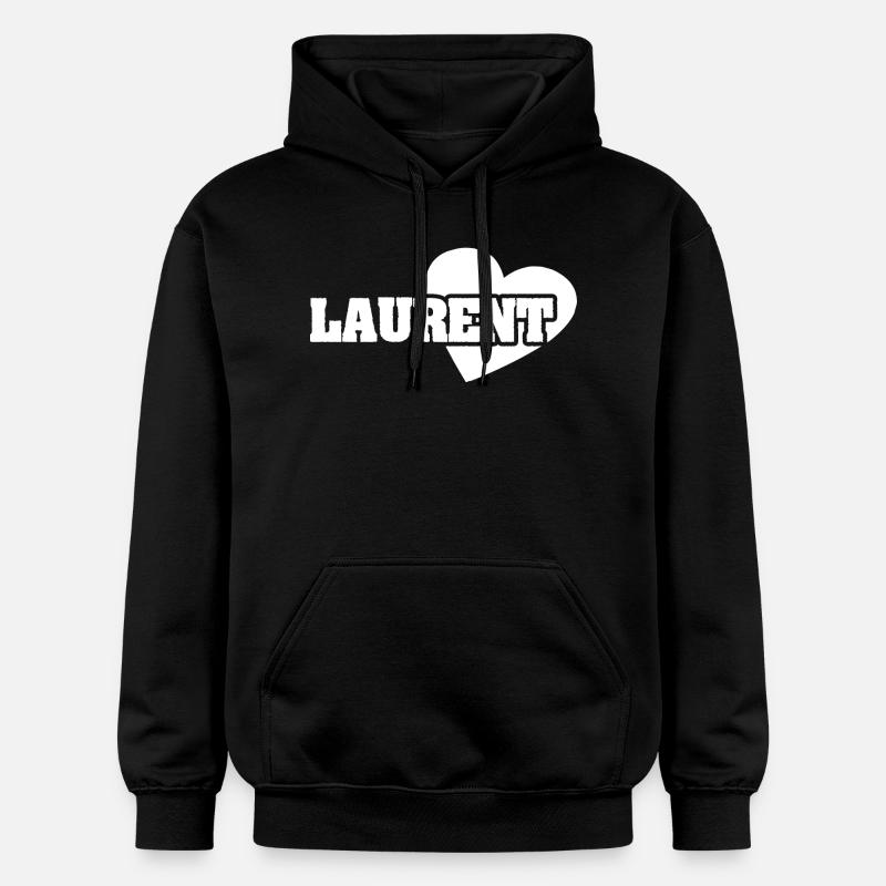 Laurent - Sweat à capuche Softstyle® Gildan Unisexe - noir
