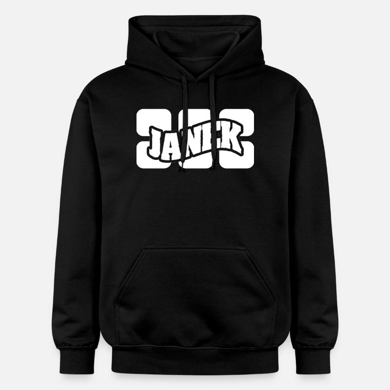 Nom Janek - Sweat à capuche Softstyle® Gildan Unisexe - noir