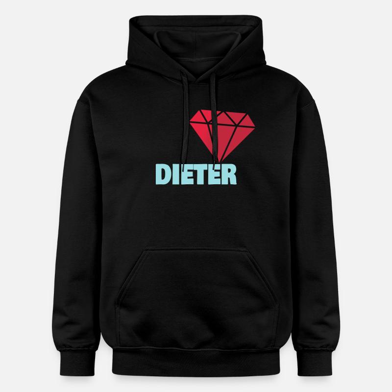 Dieter - Sweat à capuche Softstyle® Gildan Unisexe - noir