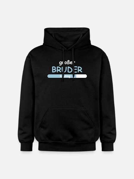 Großer Bruder - Gildan Unisex Softstyle® Midweight Hoodie - Schwarz