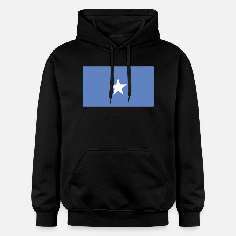 Drapeau de la Somalie - Sweat à capuche Softstyle® Gildan Unisexe - noir