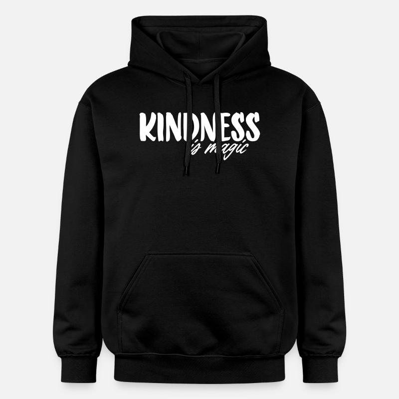 La gentillesse, c’est magique - Sweat à capuche Softstyle® Gildan Unisexe - noir