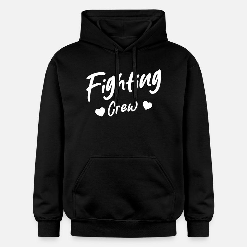 Cœur d’équipage de combat - Sweat à capuche Softstyle® Gildan Unisexe - noir