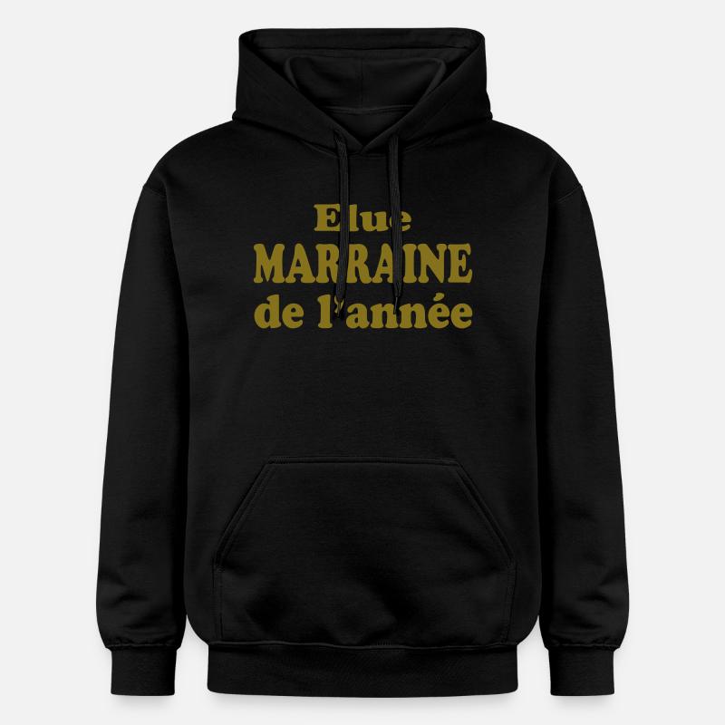 Elue Marraine de l'année - Sweat à capuche Softstyle® Gildan Unisexe - noir