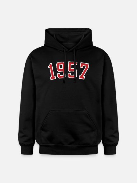 Sport Birth Year 1957 - Gildan Unisex Softstyle® Midweight Hoodie - black