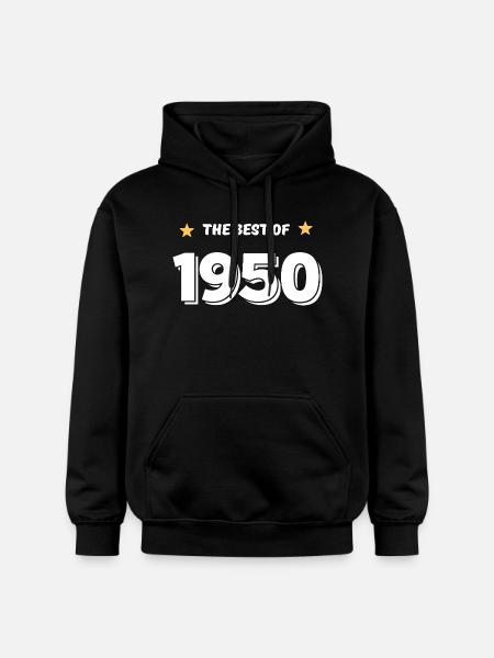 Best of 1950 - Gildan Unisex Softstyle® Midweight Hoodie - black
