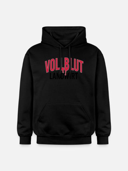 Vollblut Landwirt - Gildan Unisex Softstyle® Midweight Hoodie - Schwarz