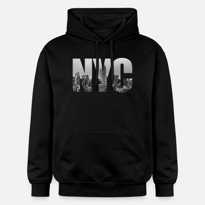NYC - Sweat à capuche Softstyle® Gildan Unisexe - noir