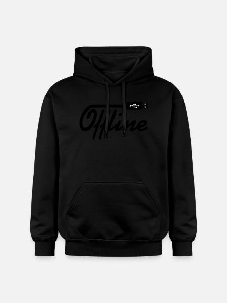Offline 2 - Gildan Unisex Softstyle® Midweight Hoodie - Schwarz