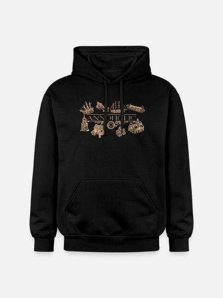 Annoholic - Gildan Unisex Softstyle® Midweight Hoodie - Schwarz