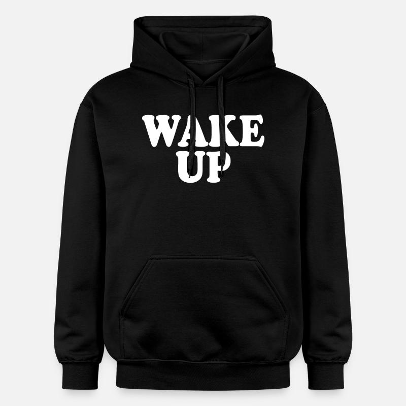 Wake up - Sweat à capuche Softstyle® Gildan Unisexe - noir