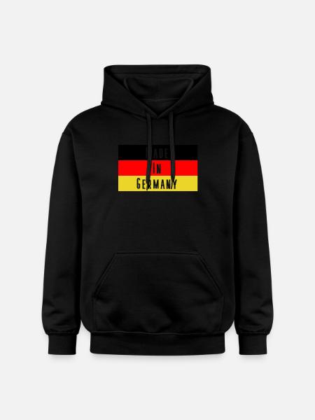 Made in Germany - Gildan Unisex Softstyle® Midweight Hoodie - Schwarz