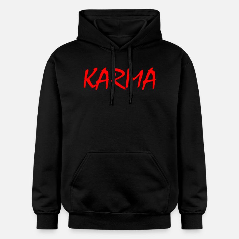 Karma - Sweat à capuche Softstyle® Gildan Unisexe - noir