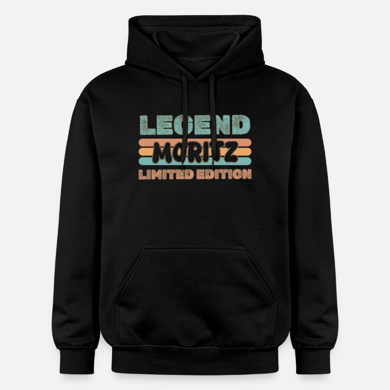 Moritz - Sweat à capuche Softstyle® Gildan Unisexe - noir