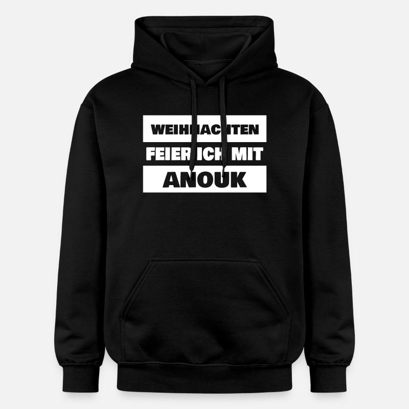 Gift for Anouk - Gildan Unisex Softstyle® Midweight Hoodie - black
