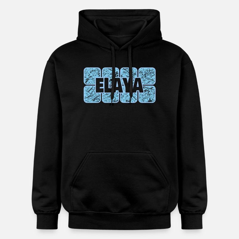 Elaya als Ehefrau - Gildan Unisex Softstyle® Midweight Hoodie - Schwarz