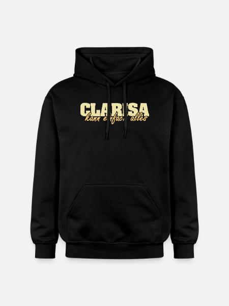 Mrs. Clarisa - Gildan Unisex Softstyle® Midweight Hoodie - black