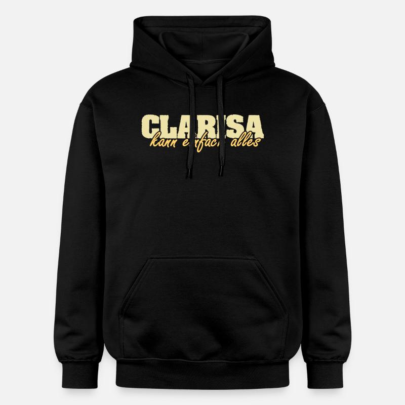 Frau Clarisa - Gildan Unisex Softstyle® Midweight Hoodie - Schwarz