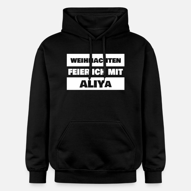 Aliya comme prénom - Sweat à capuche Softstyle® Gildan Unisexe - noir