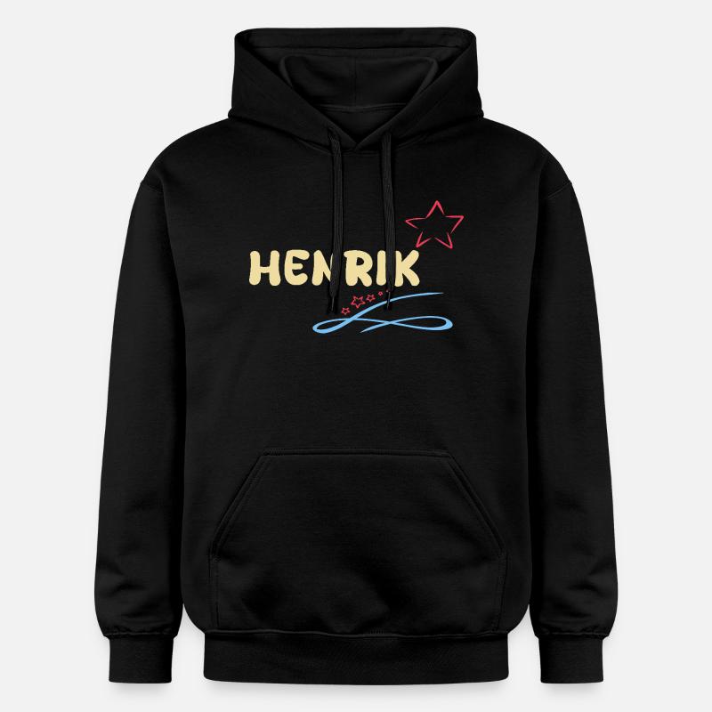 Henrik en cadeau - Sweat à capuche Softstyle® Gildan Unisexe - noir