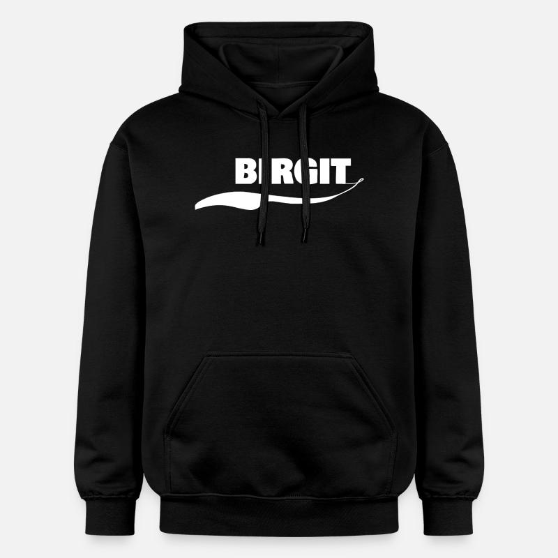 Prénom Birgit - Sweat à capuche Softstyle® Gildan Unisexe - noir