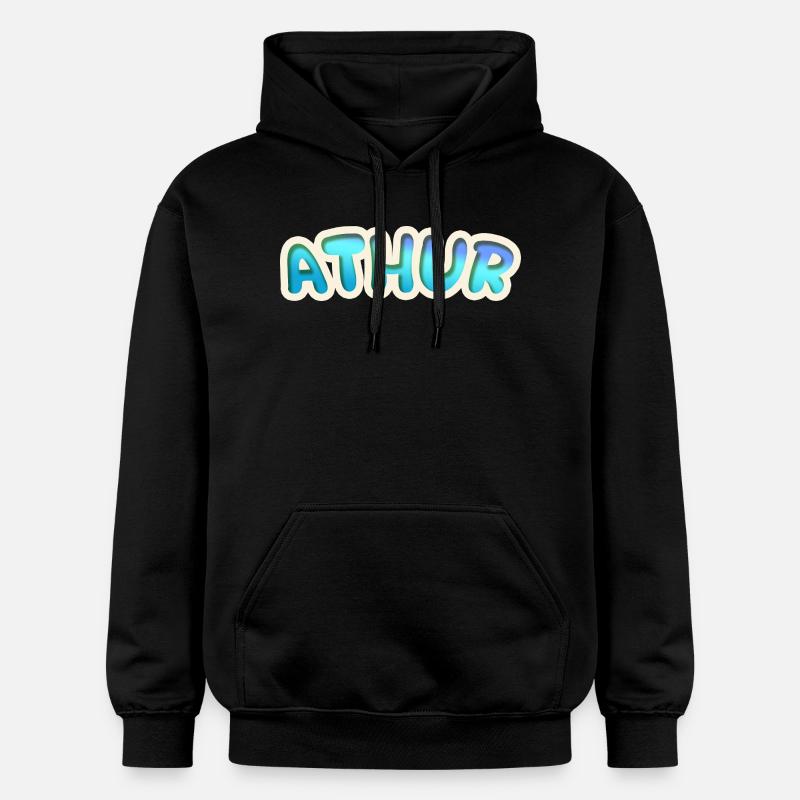 Job Athur - Sweat à capuche Softstyle® Gildan Unisexe - noir