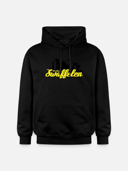 Swaffelen - Gildan Unisex Softstyle® Midweight Hoodie - Schwarz